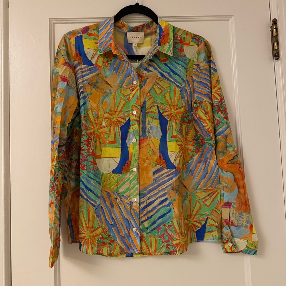 SOLD ❌ NWT - Rare Sezane Pierro shirt size US 4 - Picture 6 of 10
